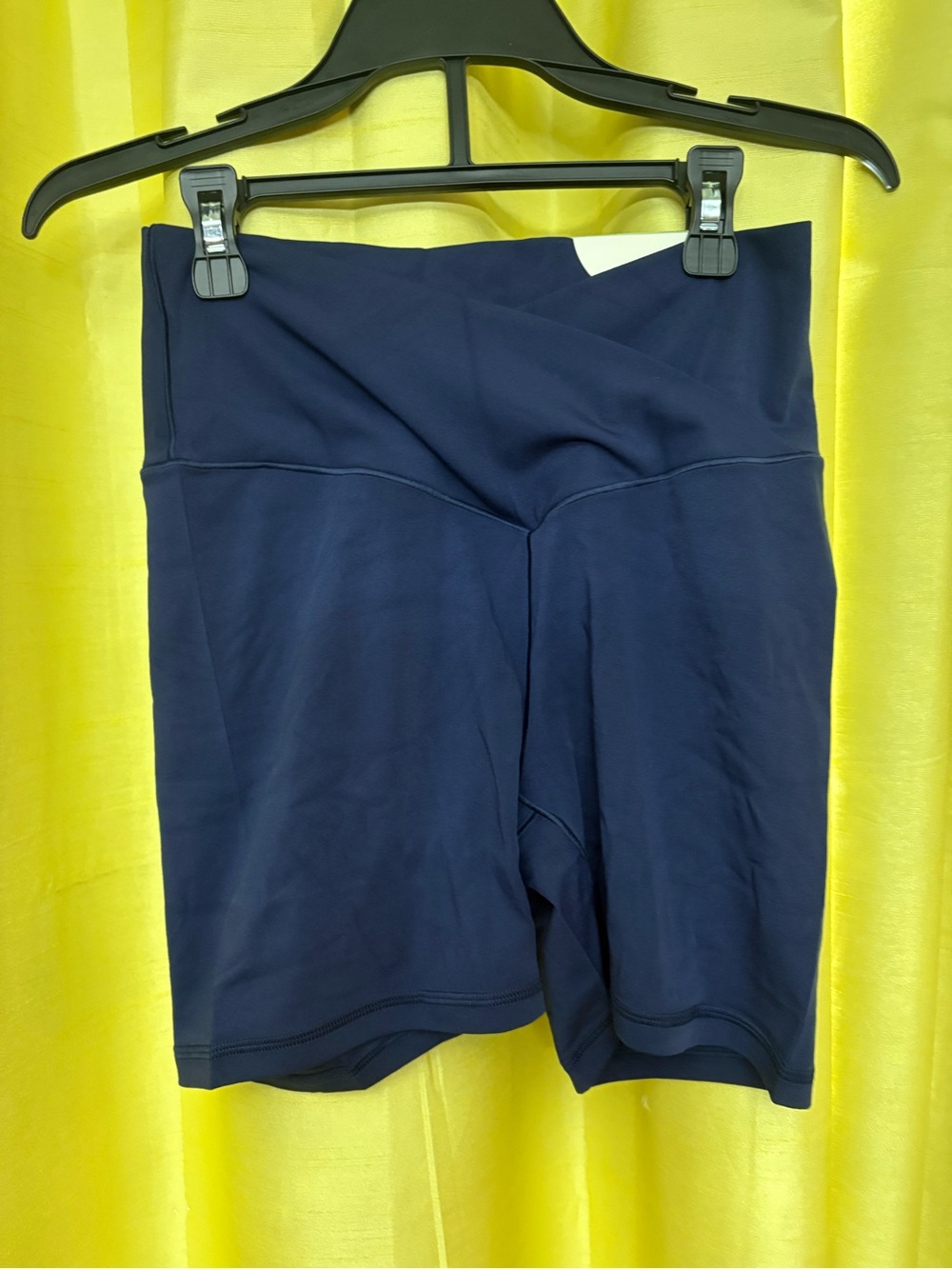 aerie Navy High-Rise Bike Shorts